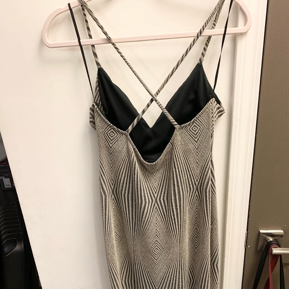 Sequence brown and black dress - Picture 2 of 2